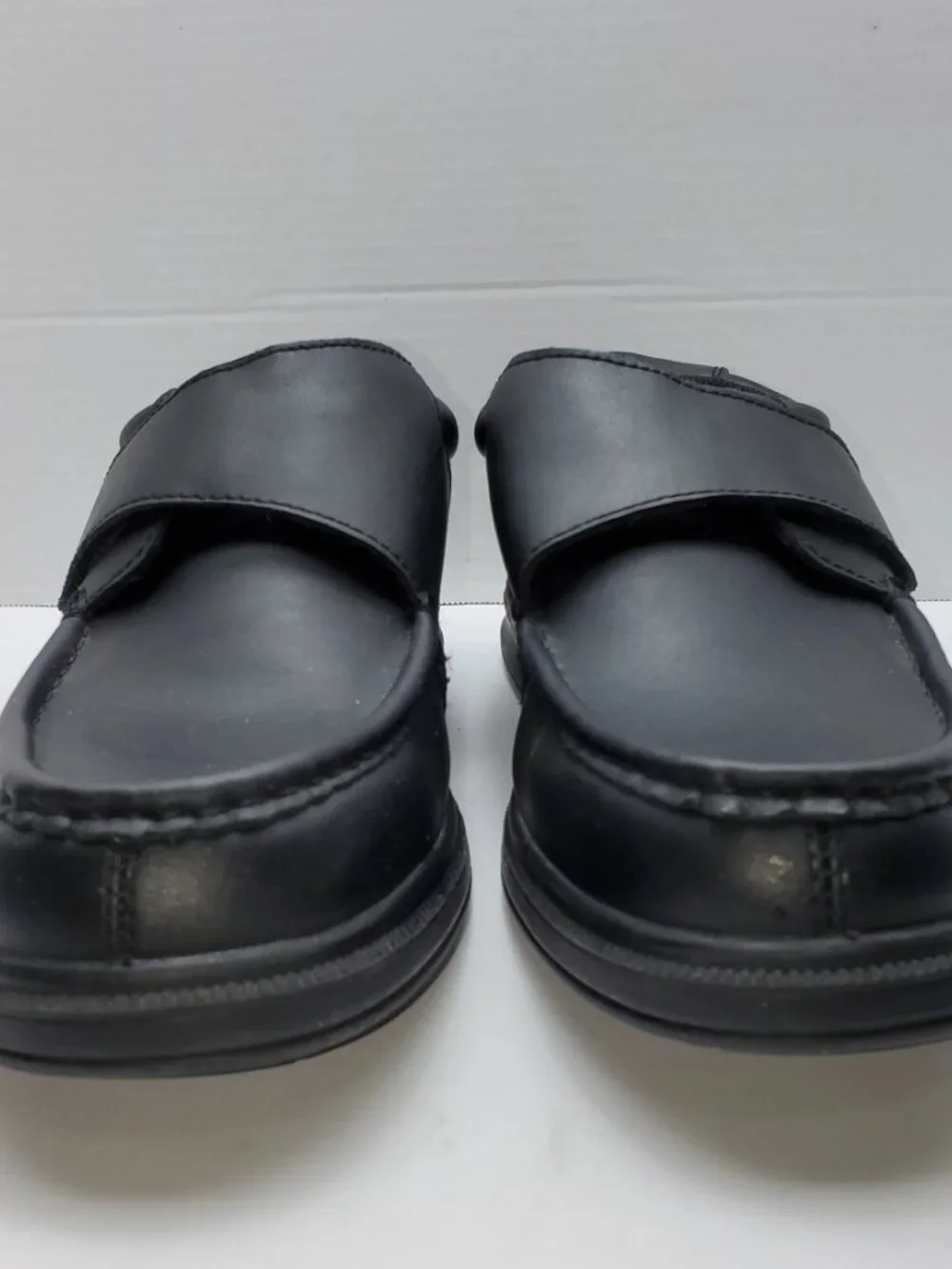Earth Spirit Men's Layton Black Leather Shoes, Size 10W